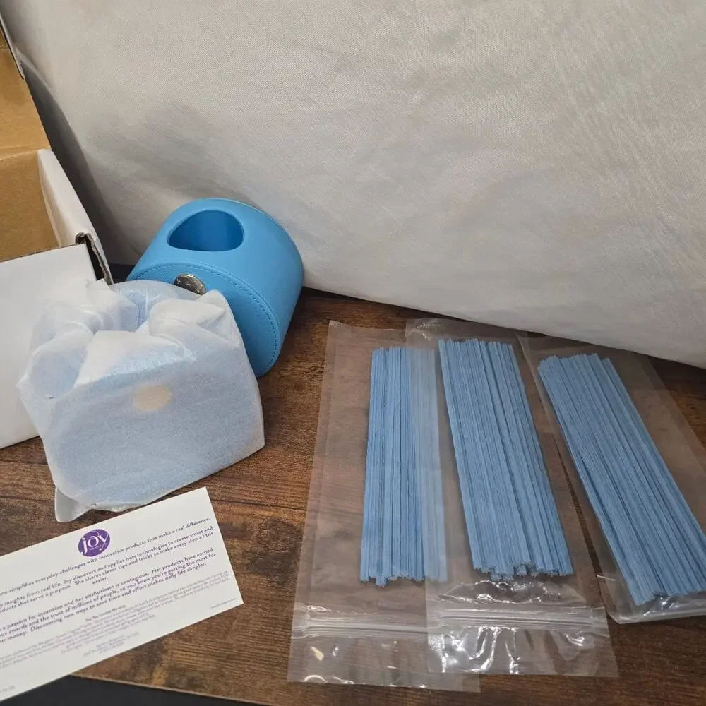 Joy Mangano Ocean Side Breeze Set of 2 holders and 3 bgs of scent sticks